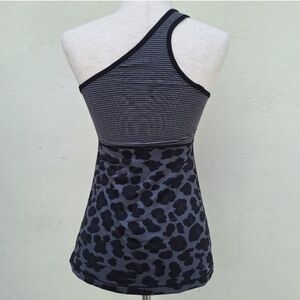 Lululemon Animal Print One Shoulder Tank Top Size S # W-840